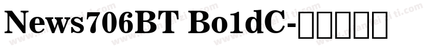 News706BT Bo1dC字体转换
